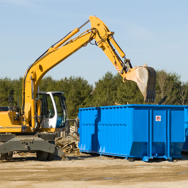 what happens if the residential dumpster is damaged or stolen during rental in Rice VA